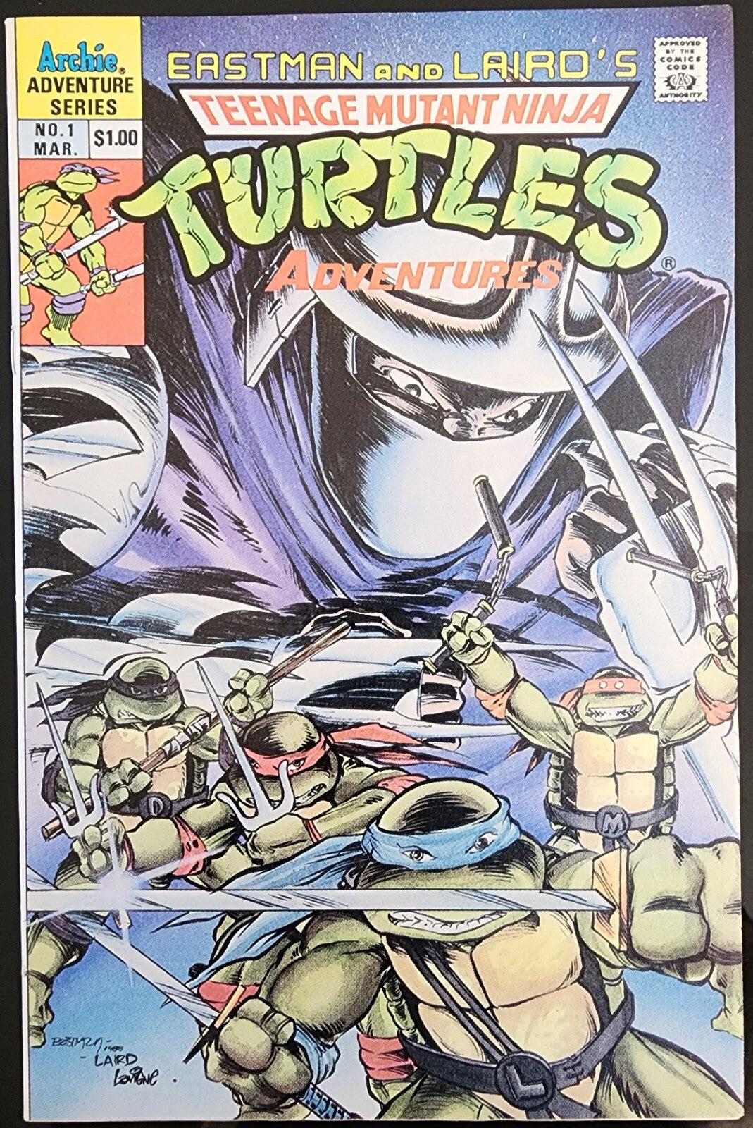Teenage Mutant Ninja Turtles Adventures #1 Archie Comics 1989