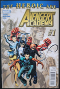 AVENGERS ACADEMY #1 (Marvel 2010) 1st App Mettle Striker Veil Finesse Hazmat