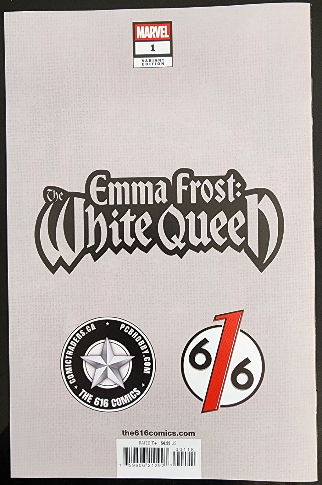 EMMA FROST WHITE QUEEN #1 SHANNON MAER 616 Trade Dress Variant Ltd 3000