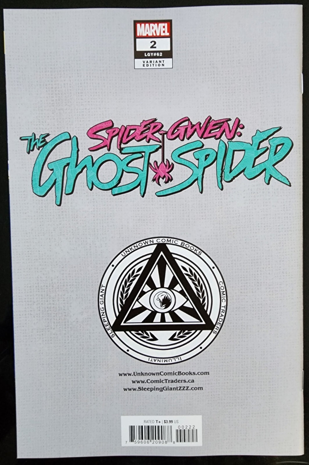 Spider-Gwen: The Ghost-Spider #2 Unknown Comics Leirix Exclusive Variant