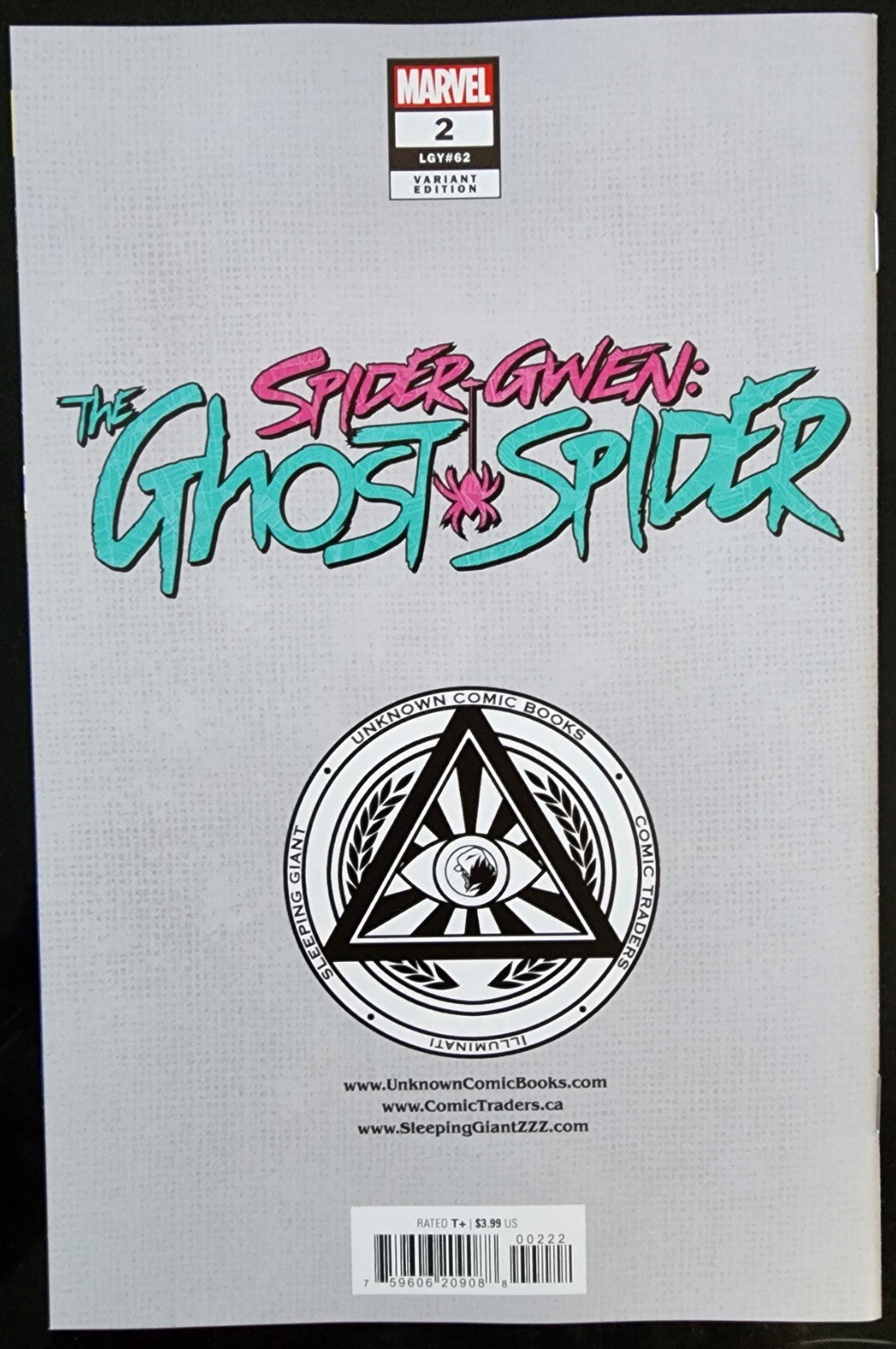 Spider-Gwen: The Ghost-Spider #2 Unknown Comics Leirix Exclusive Variant