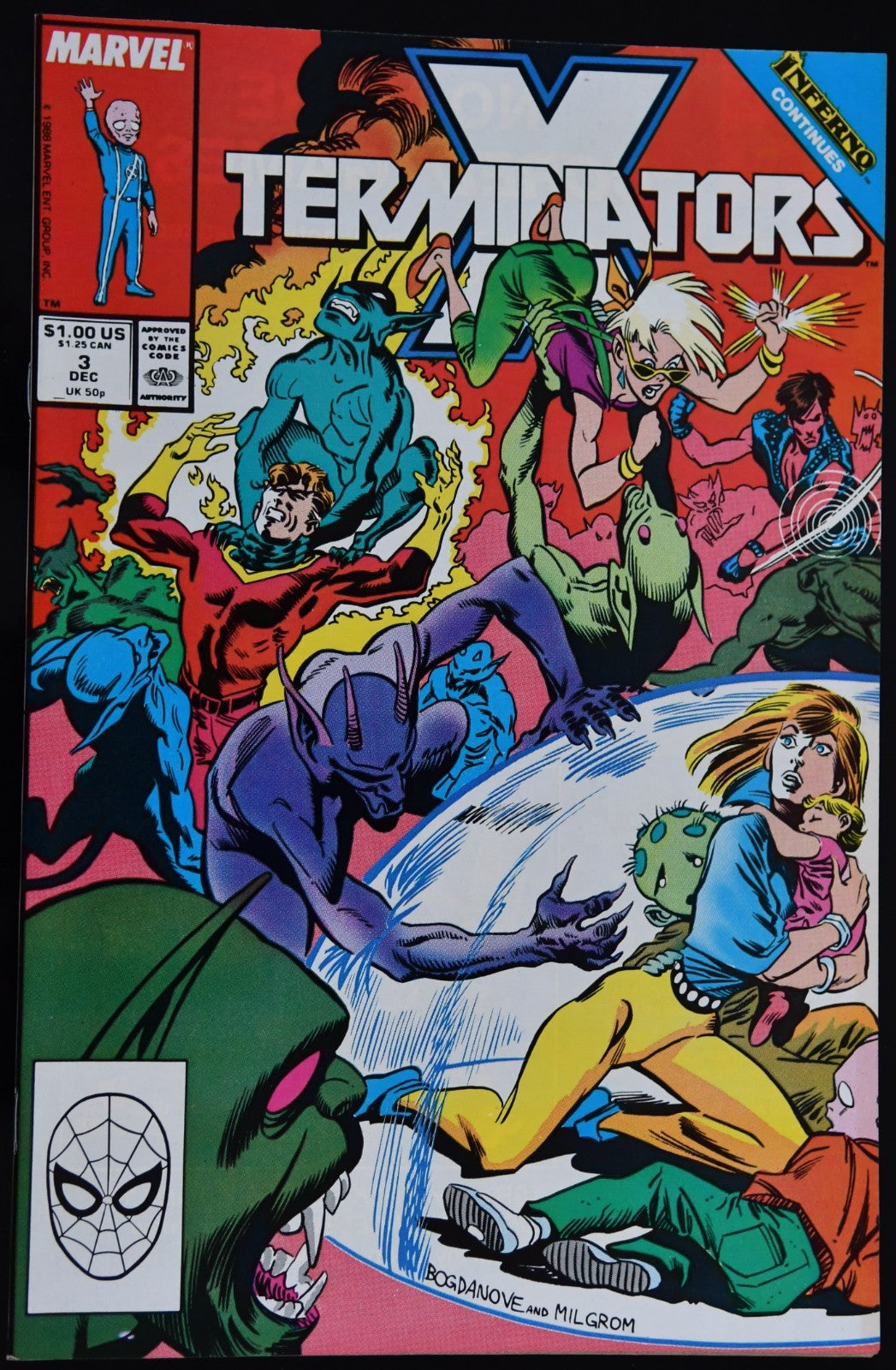 X-Terminators #3 (Marvel Comics December 1988)
