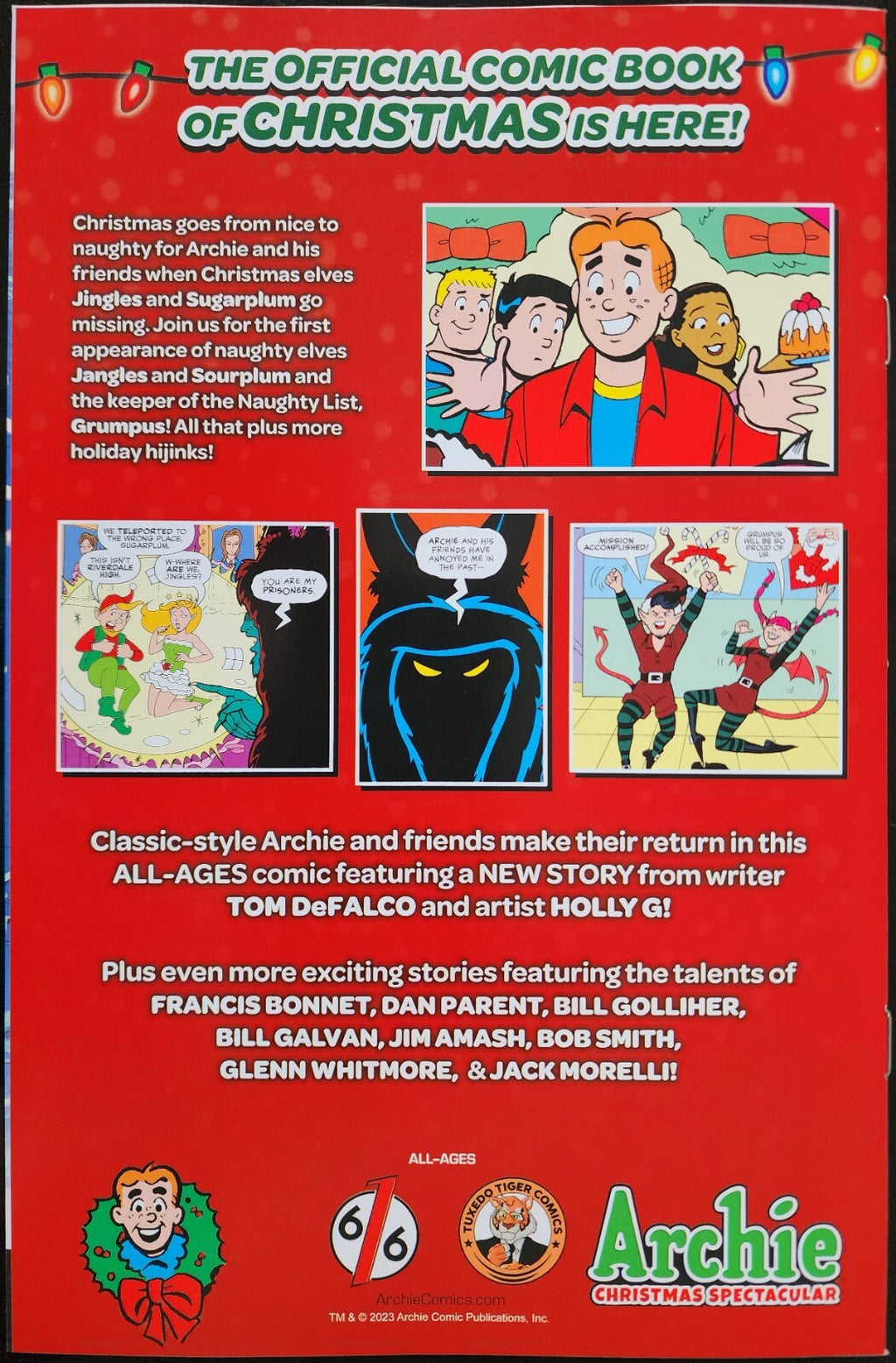 ARCHIE CHRISTMAS SPECTACULAR 2023 #1 (JOSH BURNS EXCLUSIVE VARIANT A) COMIC