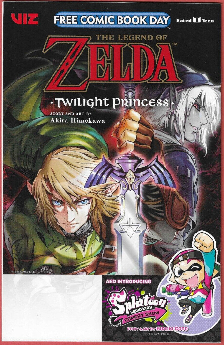 LEGEND OF ZELDA: TWILIGHT PRINCESS / SPLATOON QUID KIDS 2020 Free Comic Book Day
