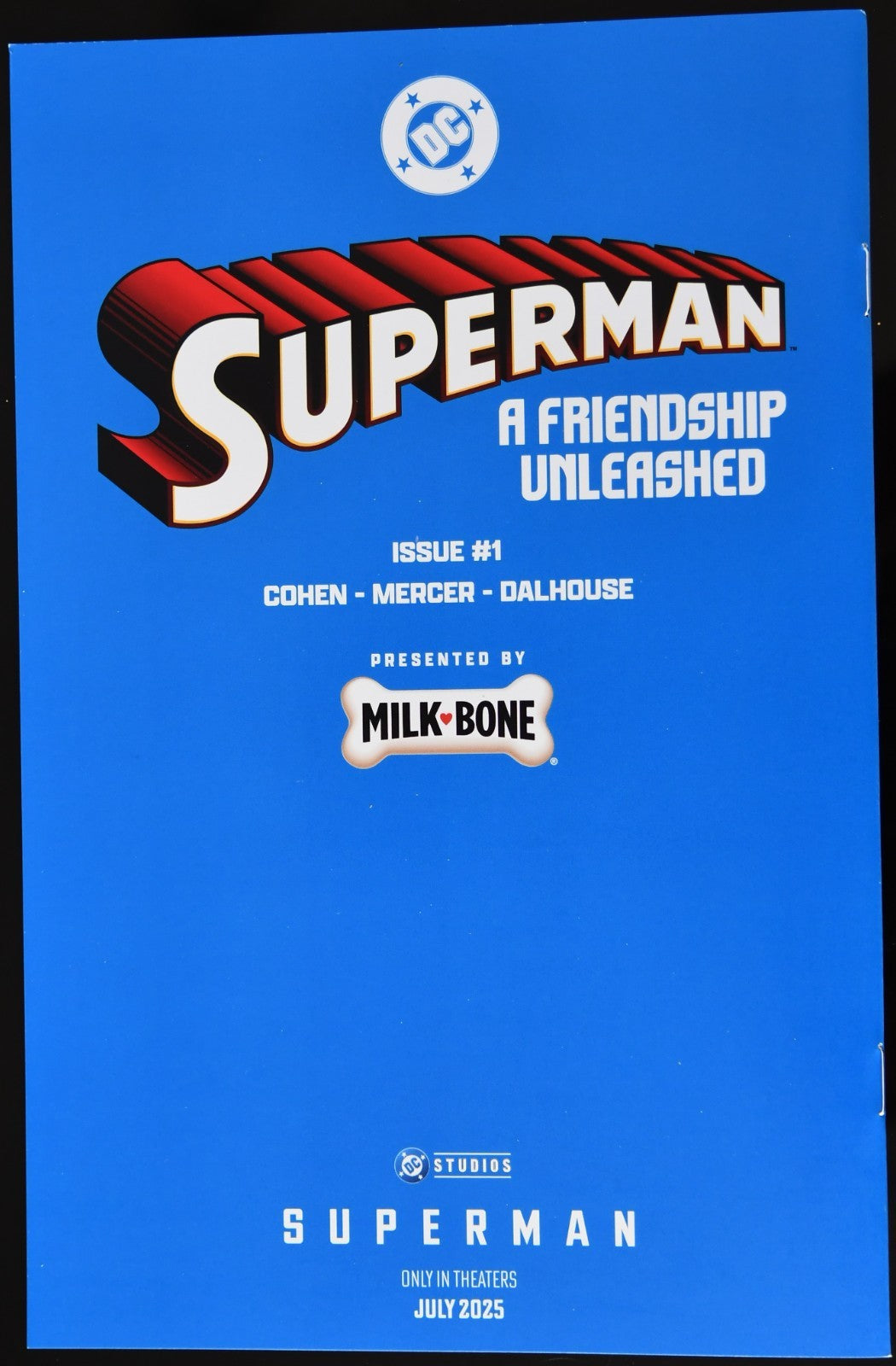 Superman A Friendship Unleashed #1 Milk-Bone Limited Edition Comic & Dog Treats