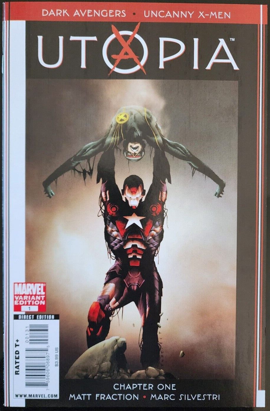 Dark Avengers / Uncanny X-Men: Utopia #1 (Marvel, August 2009) Jae Lee Cover