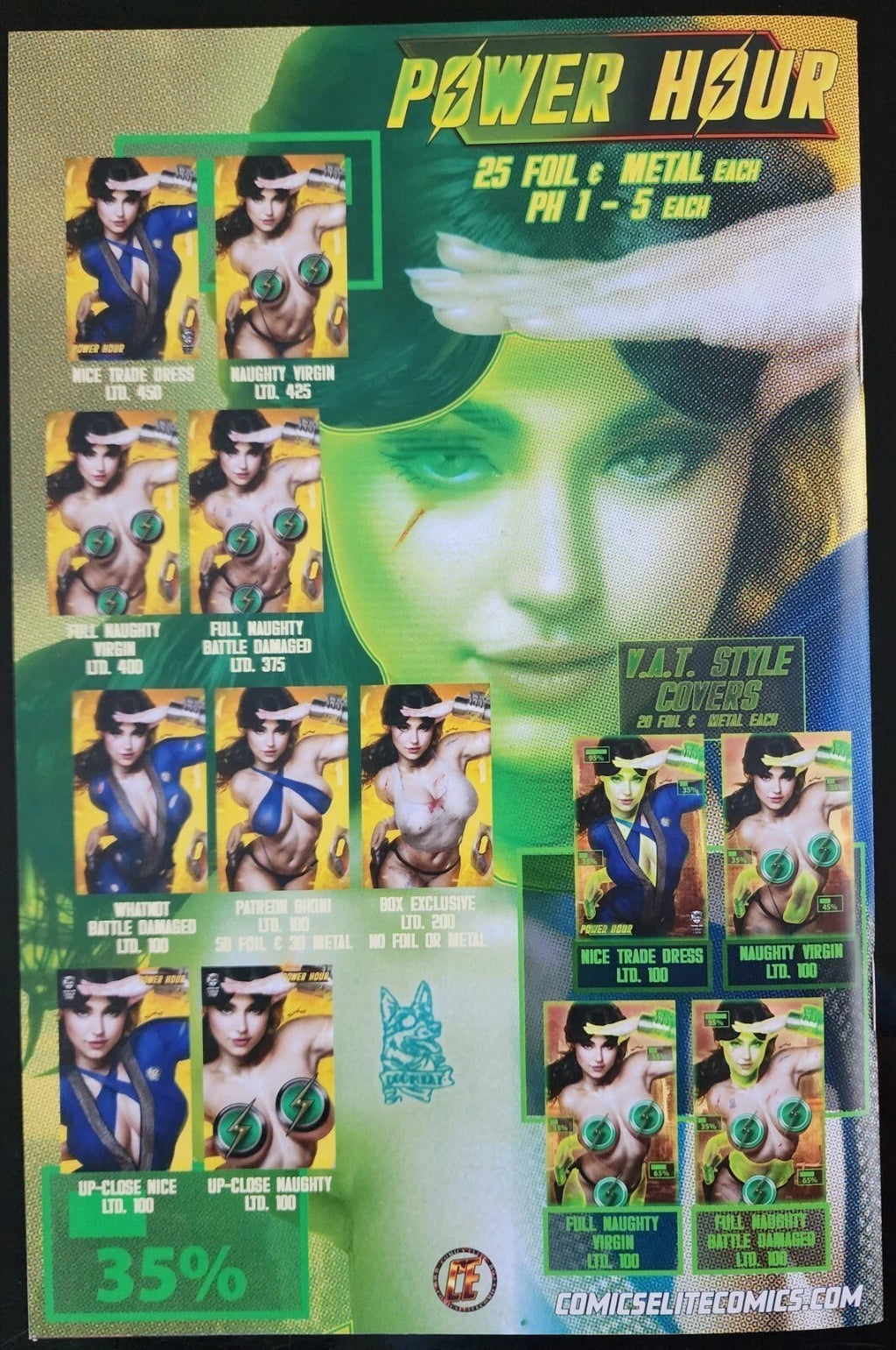 Power Hour #2 Shikarii Vaulted Fallout 6 Book Box Set with Foil & V.A.T.