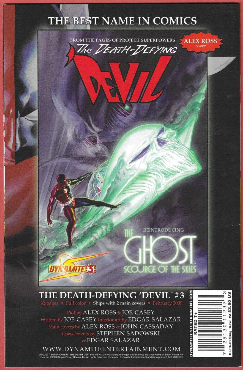 Death Defying Devil 1-4 FCBD 2008 Dynamite Comics Alex Ross Project Super Powers
