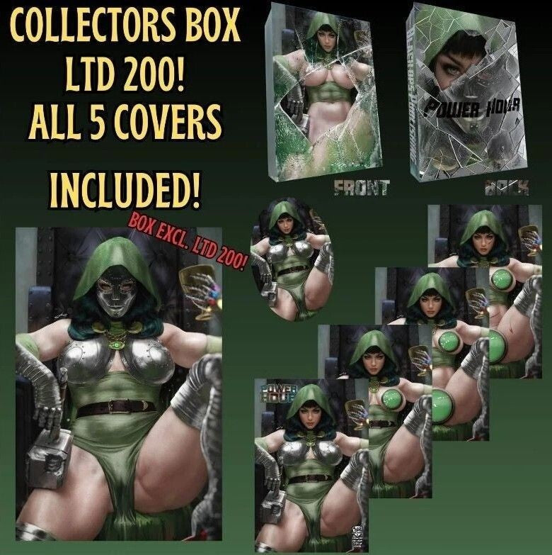 Power Hour #3 Shikarii God Queen 5 Book Box Set w/Sticker