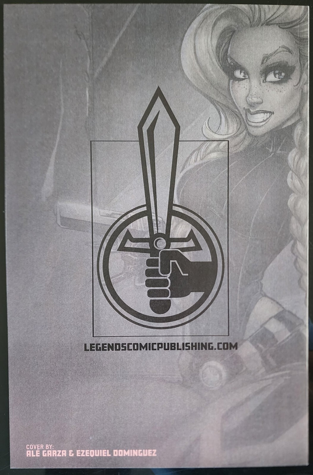 Guns & Angels #00 Ale Garza Virgin Blank Cover Copy 2