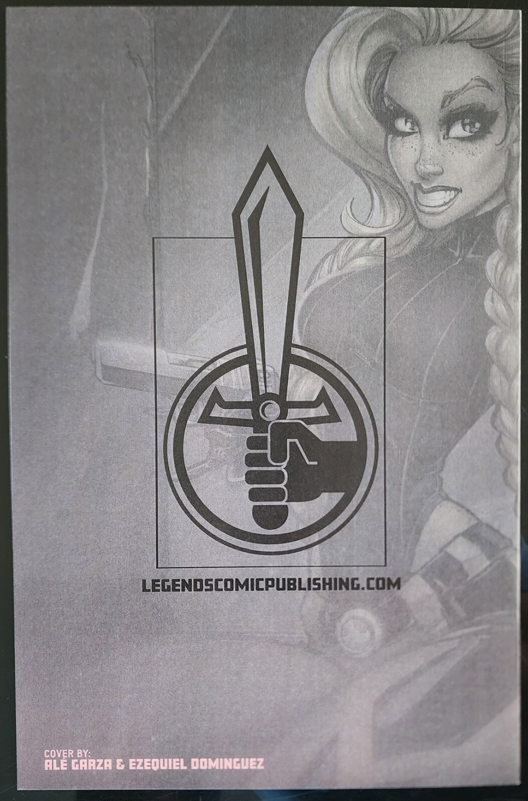 Guns & Angels #00 Ale Garza Virgin Blank Cover Copy 2