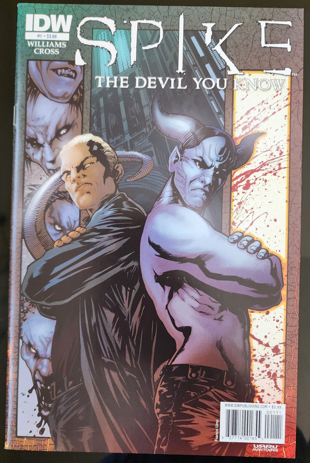 Spike the Devil You Know 1-4 plus Incentive Cover 2010 Buffy the Vampire Slayer