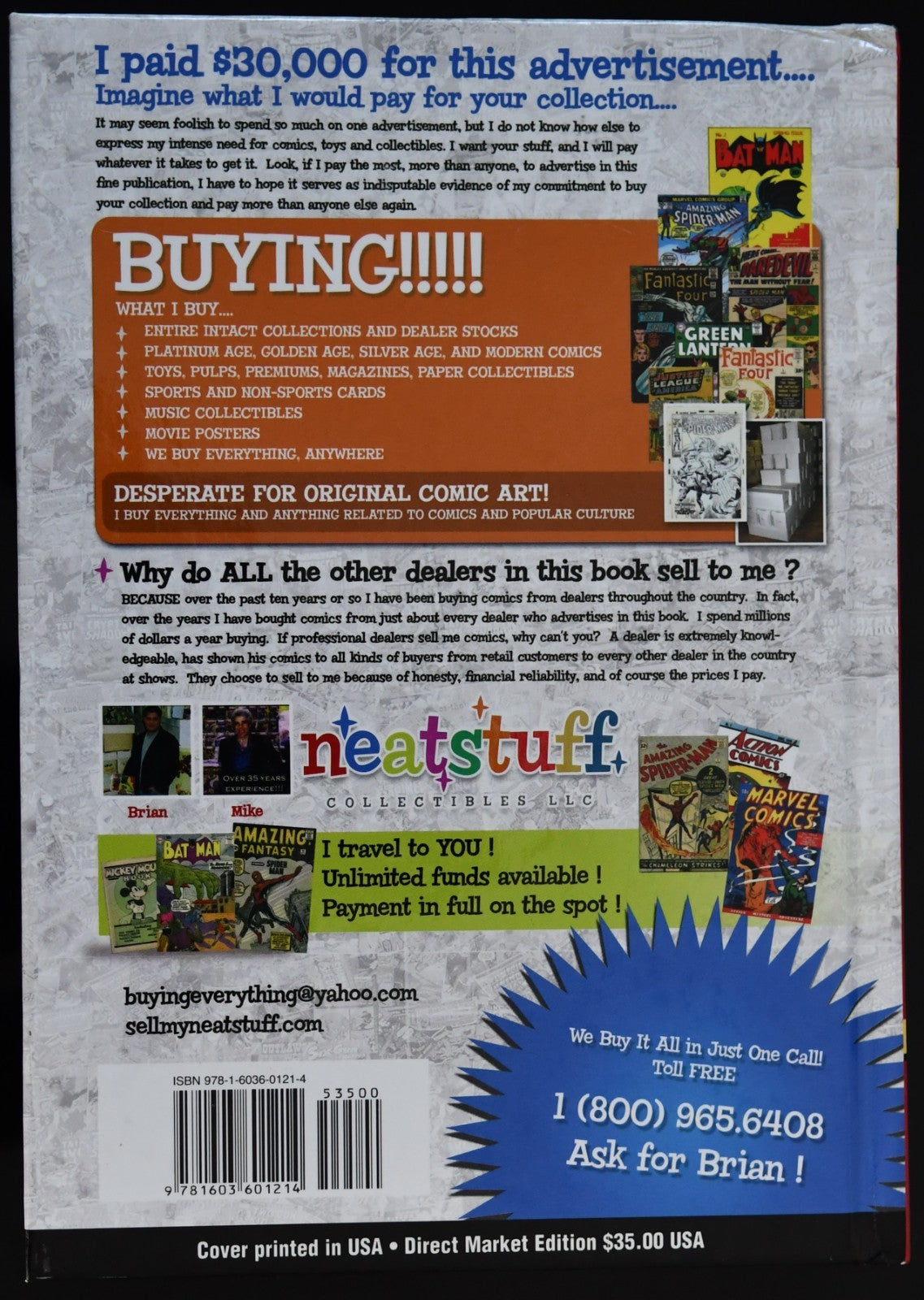 Overstreet Comic Book Price Guide 40 Hardcover Edition 2010 Captain America