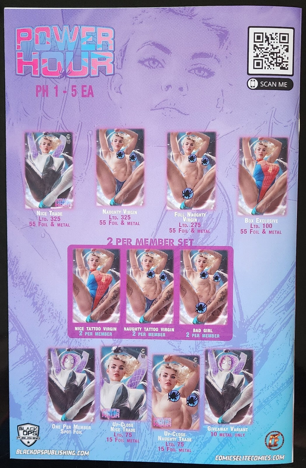 Power Hour #3 Preview Shikarii Spider-Gwen Naughty Virgin Ltd 325
