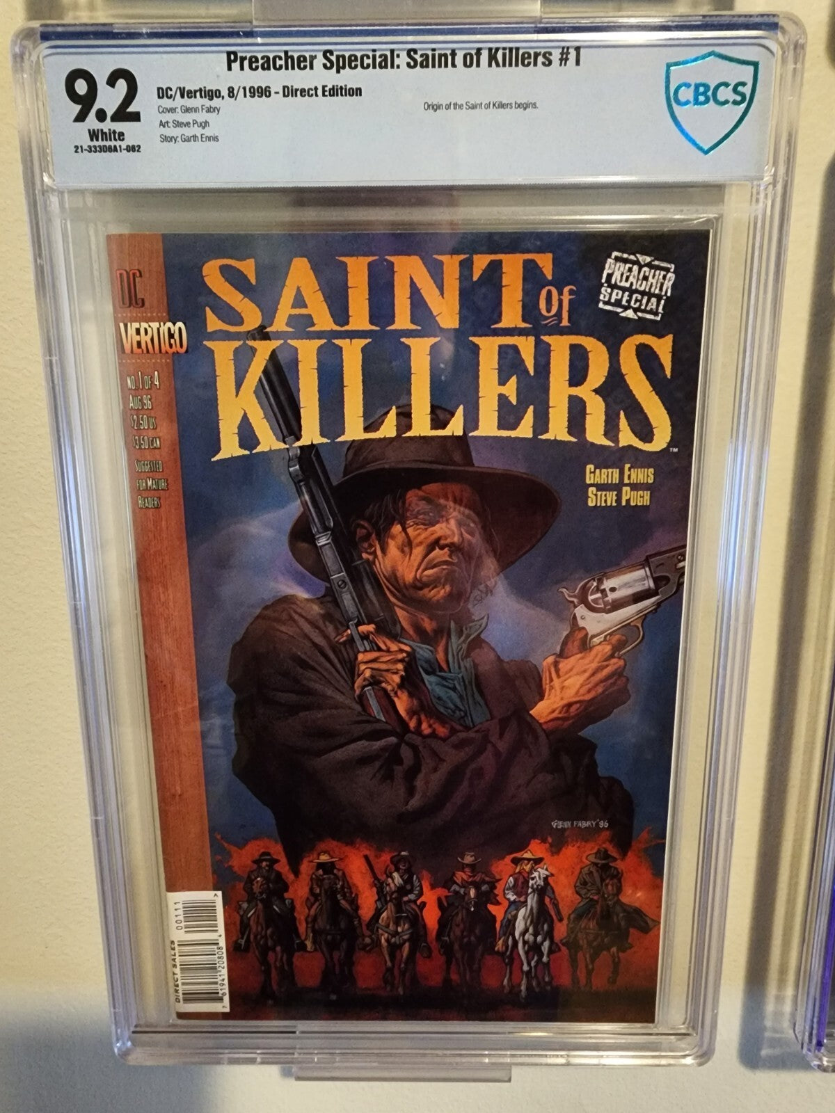 Preacher Special Saint of Killers 1 CBCS 9.2 DC Vertigo 1996 Not CGC Unpressed