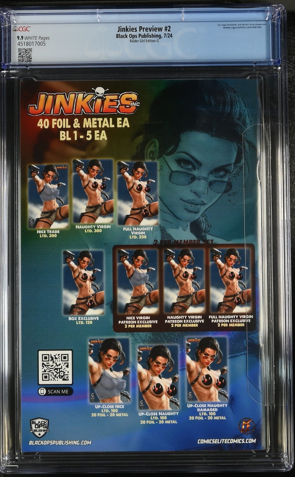 Jinkies #2 Shikarii Tomb Raider Girl 2 Per Member Full Naughty Patreon CGC 9.9