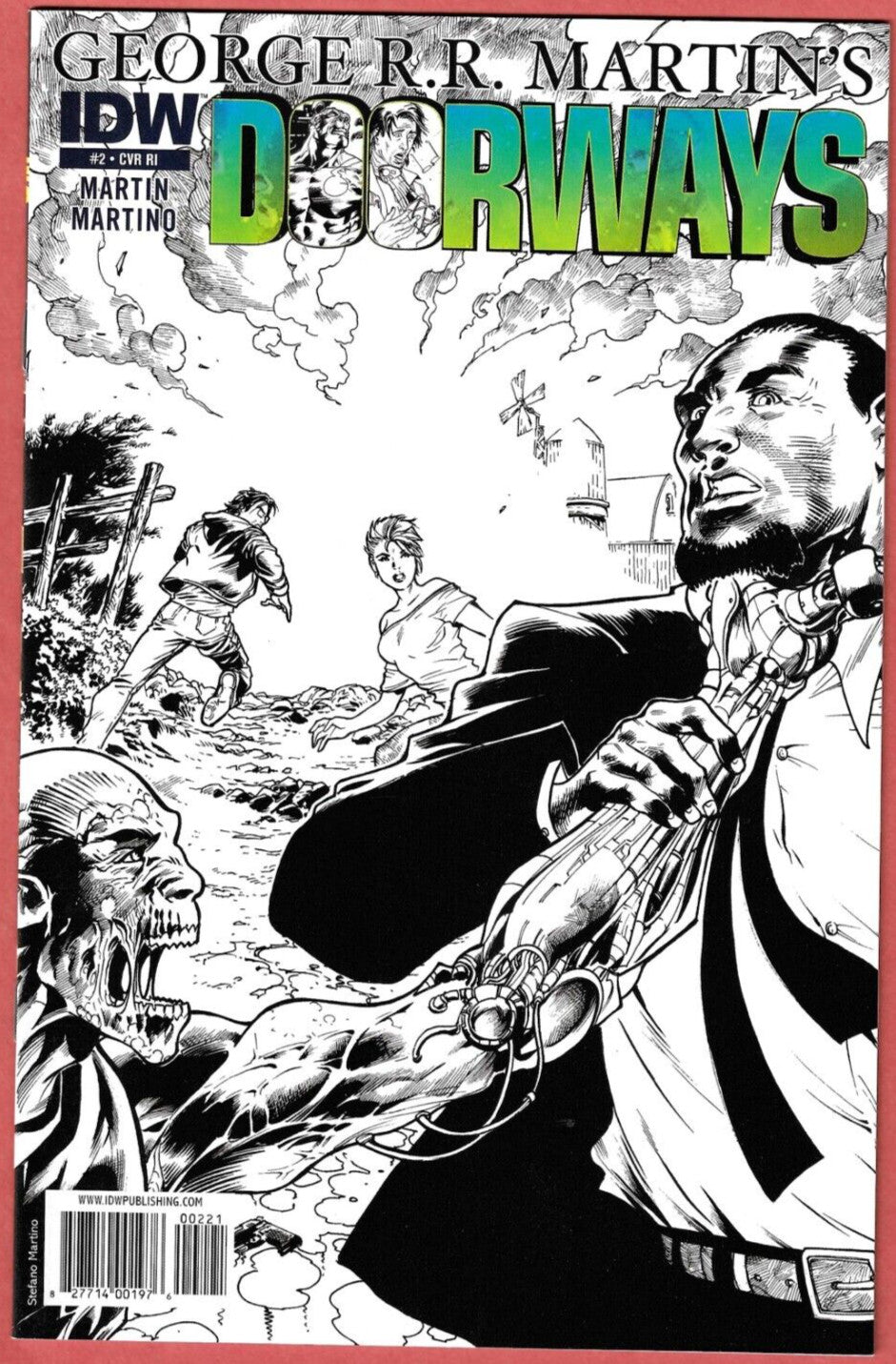 George R. R. Martin's Doorways #1 #2 2010 IDW RI-Incentive B & W Sketch Variants