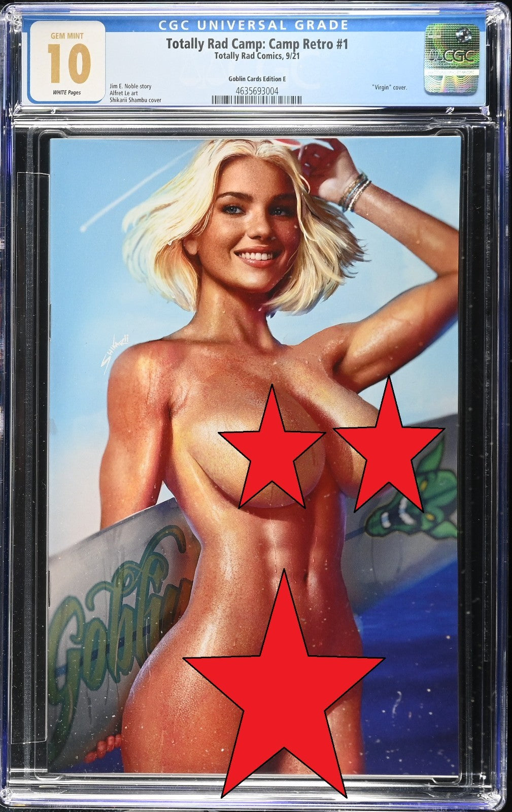 Totally Rad Camp Camp Retro #1 Shikarii Goblin Full Naughty CGC 10 Gem Mint Rare