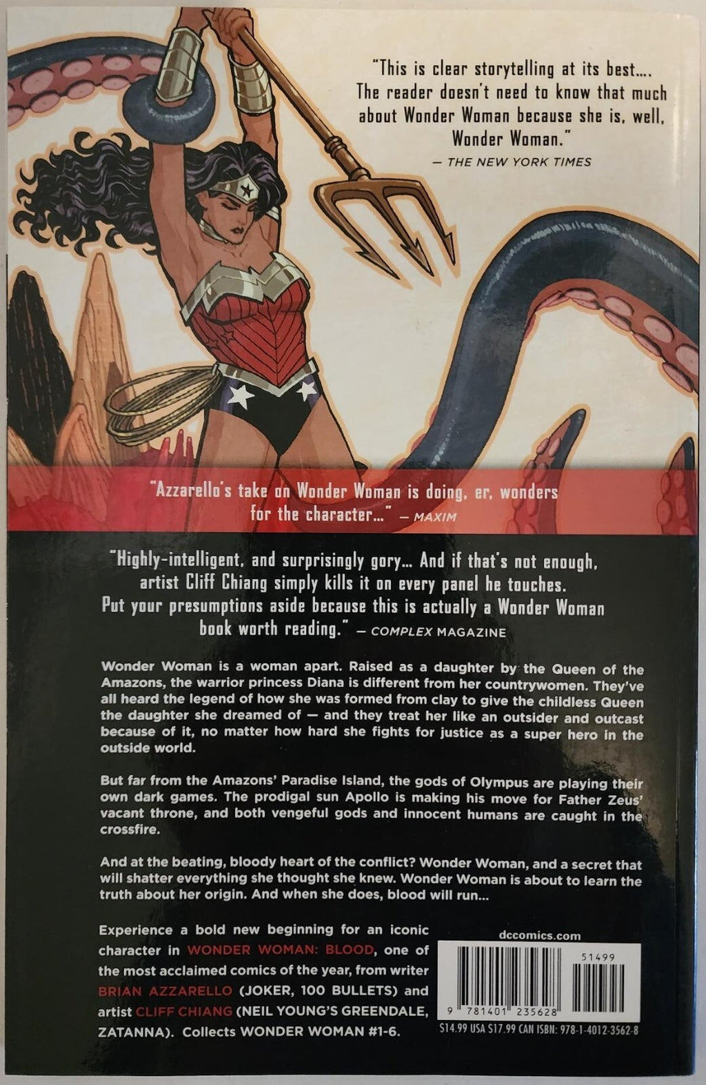 Wonder Woman, Volume 1: Blood The New 52 DC Comics, TPB) by Brian Azzarello