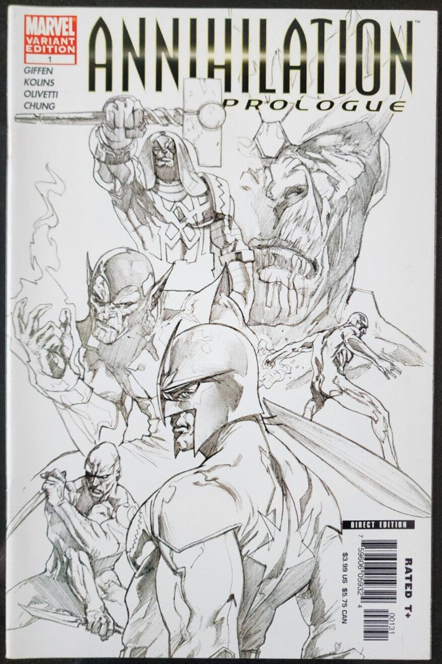 Annihilation Prologue #1 1:35 Dell'Otto Sketch Variant