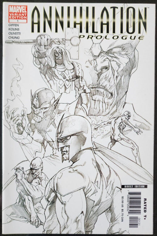 Annihilation Prologue #1 1:35 Dell'Otto Sketch Variant