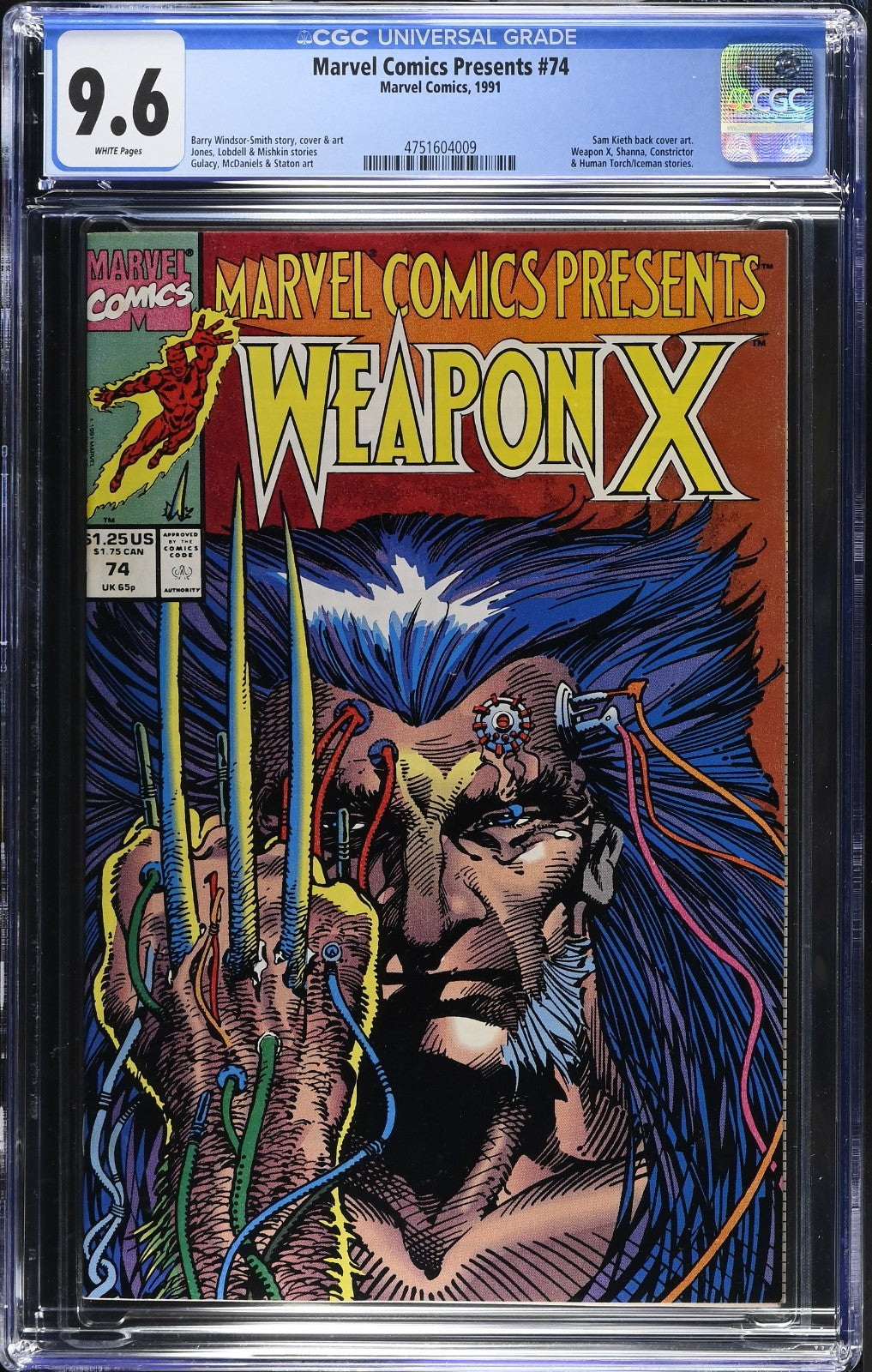 Marvel Comics Presents #74 and 79 CGC 9.6 Weapon X 1991 Wolverine John Byrne Set