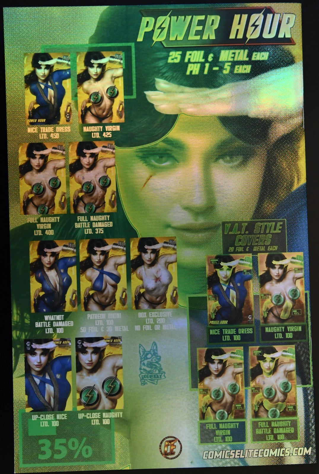 Power Hour #2 Shikarii Vaulted Fallout 6 Book Box Set with Foil & V.A.T.