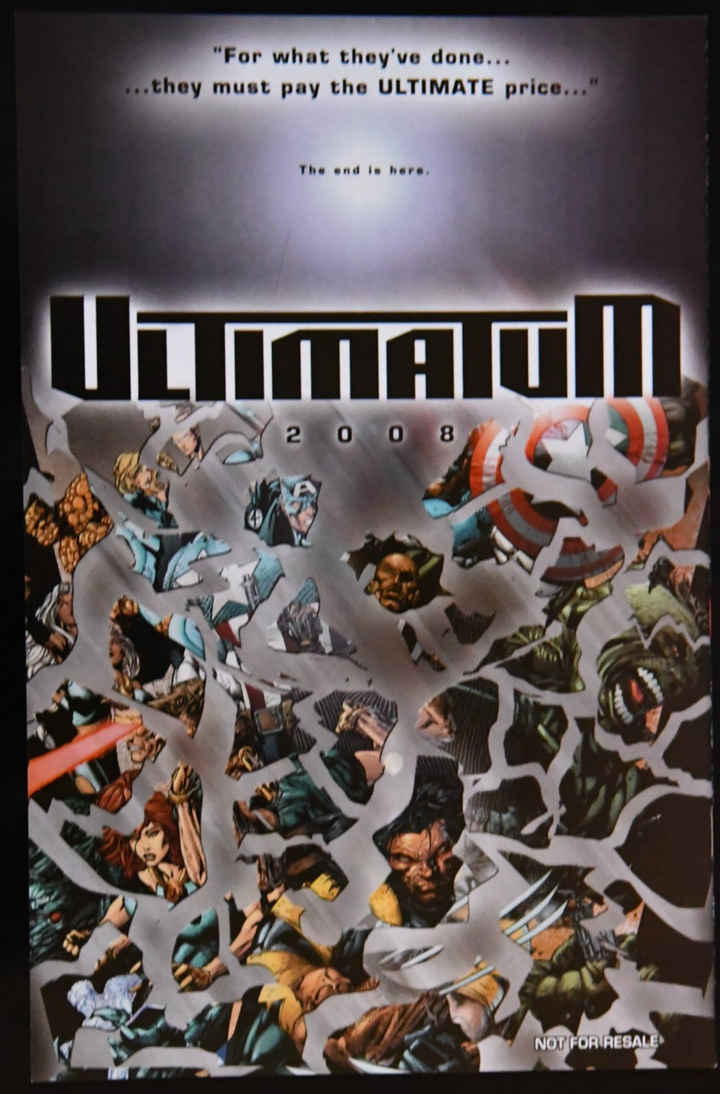 Ultimate Marvel Sampler 2008 David Finch Cover Choose Your Issue