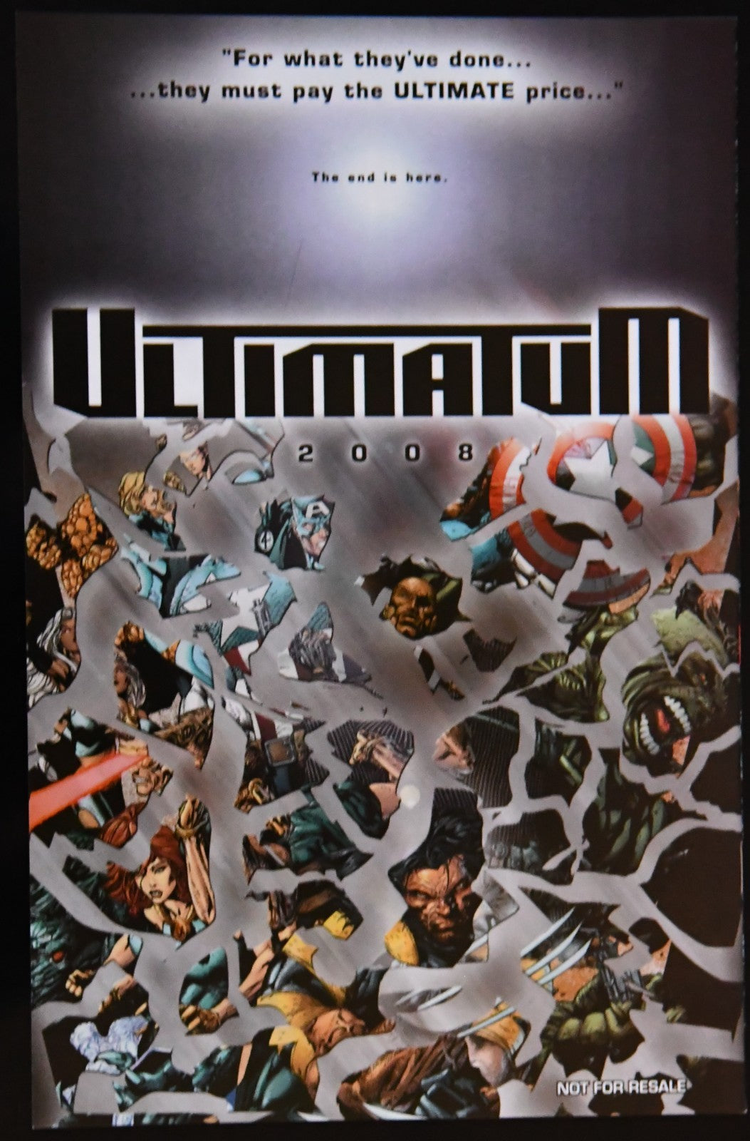 Ultimate Marvel Sampler 2008 David Finch Cover Choose Your Issue