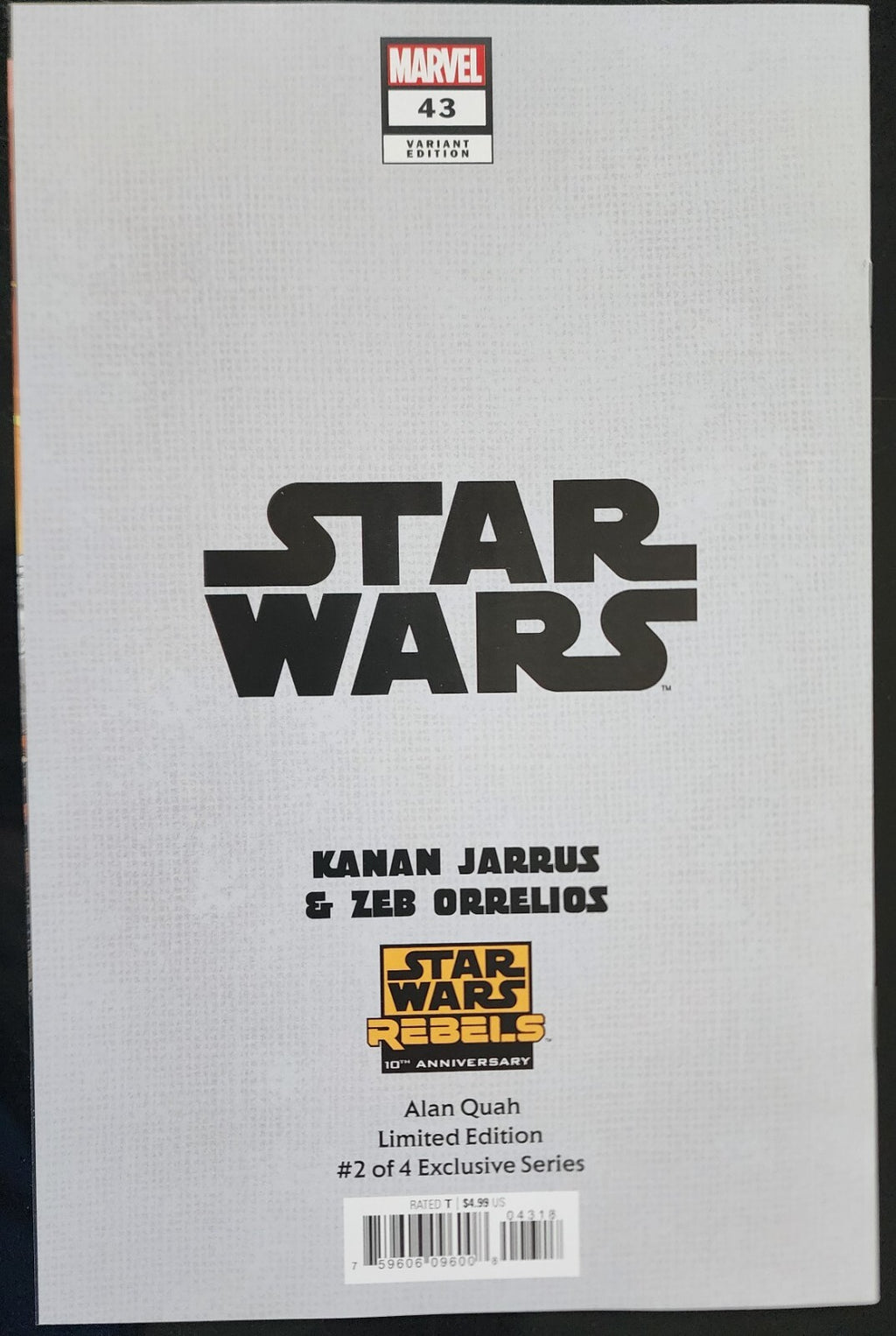 STAR WARS #43 - ALAN QUAH - C2E2 EXCLUSIVE VIRGIN VARIANT W/COA LTD 169/999