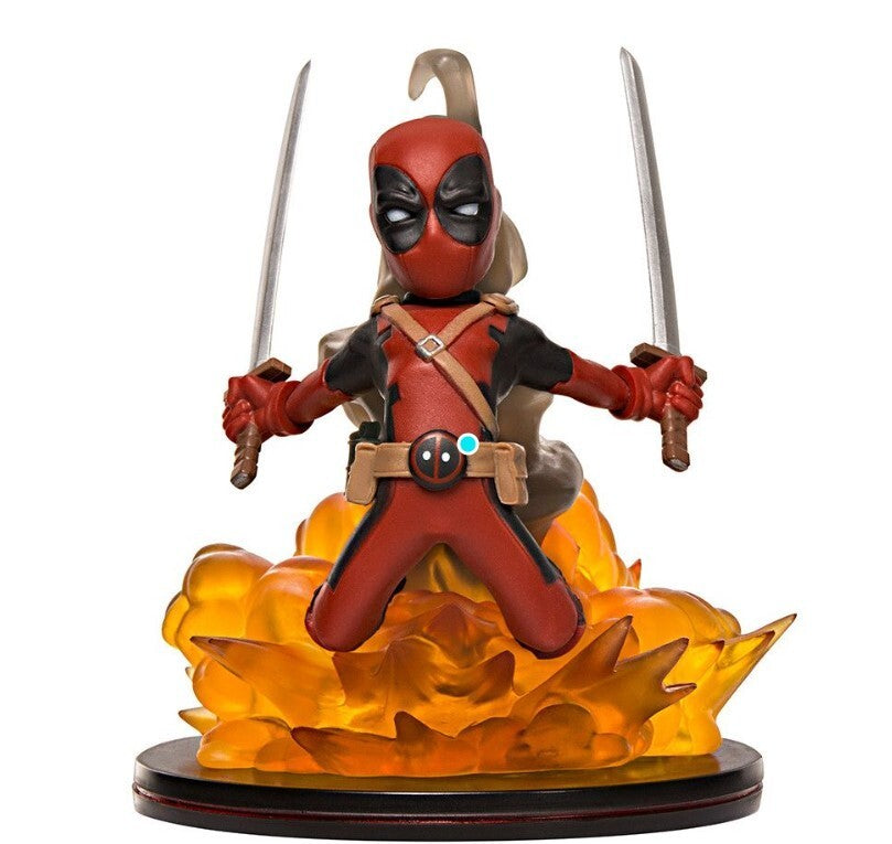 Deadpool Q-Fig Loot Crate Marvel Exclusive 4.5” Quantum Mechanix Figure Toy