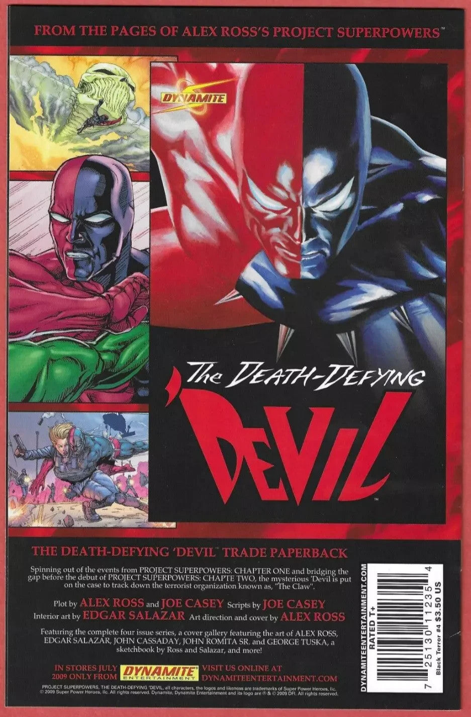 Black Terror #1-9 Alex Ross Dynamite Entertainment 2010