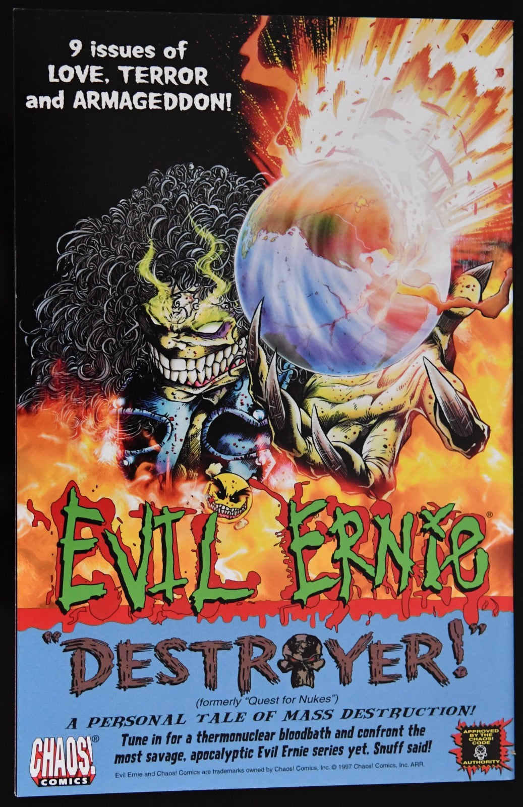 Evil Ernie Vs. the Movie Monsters #1 (Chaos! Comics March 1997)