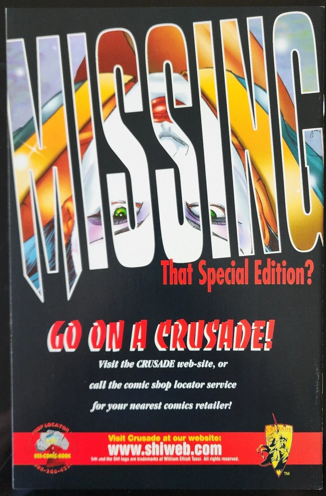 Shi: The Series (1997-2000) Crusade Comics, Choose Your Issue