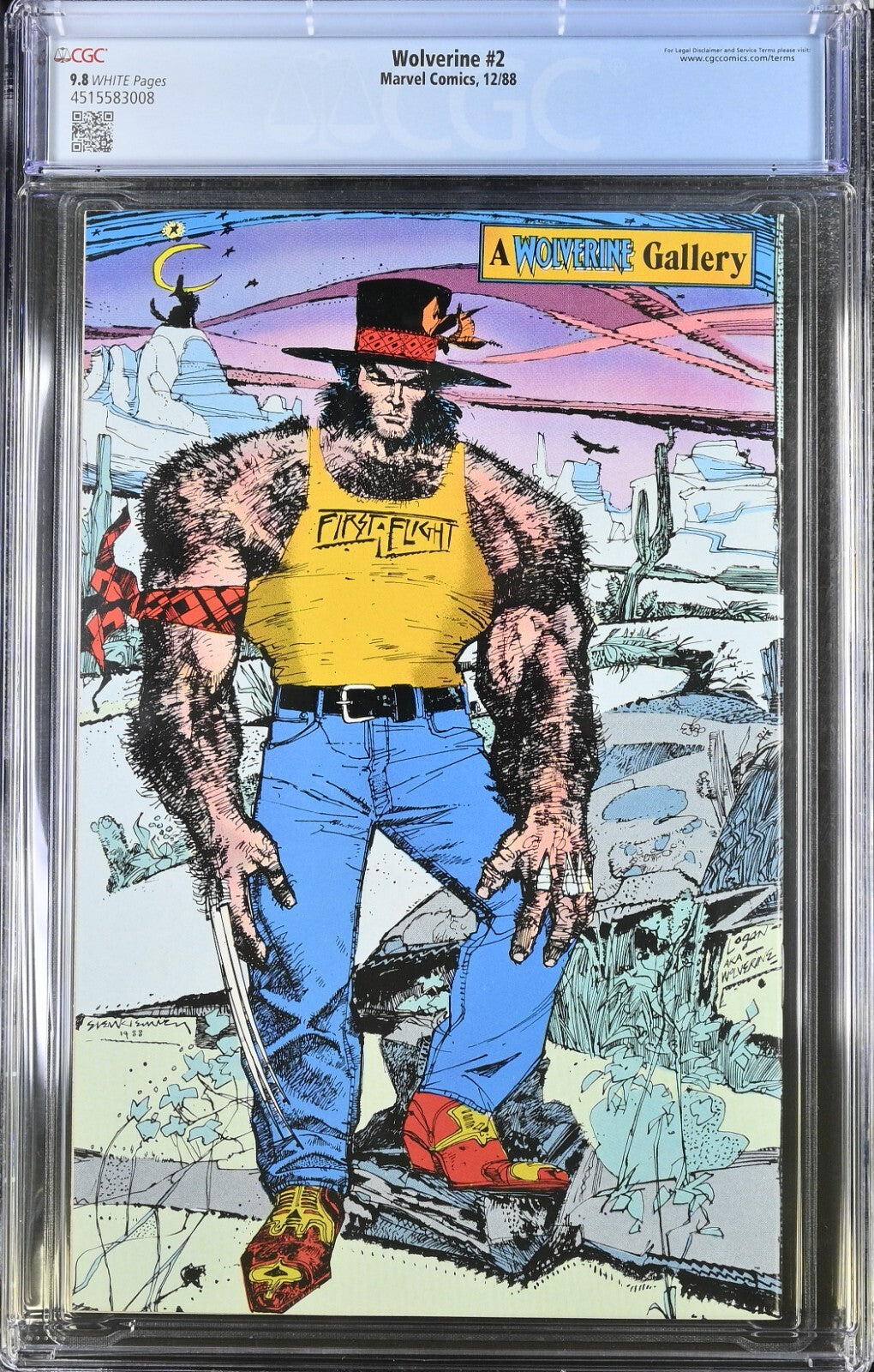 Wolverine #2 1988 CGC 9.8 Silver Samurai Jessica Jones