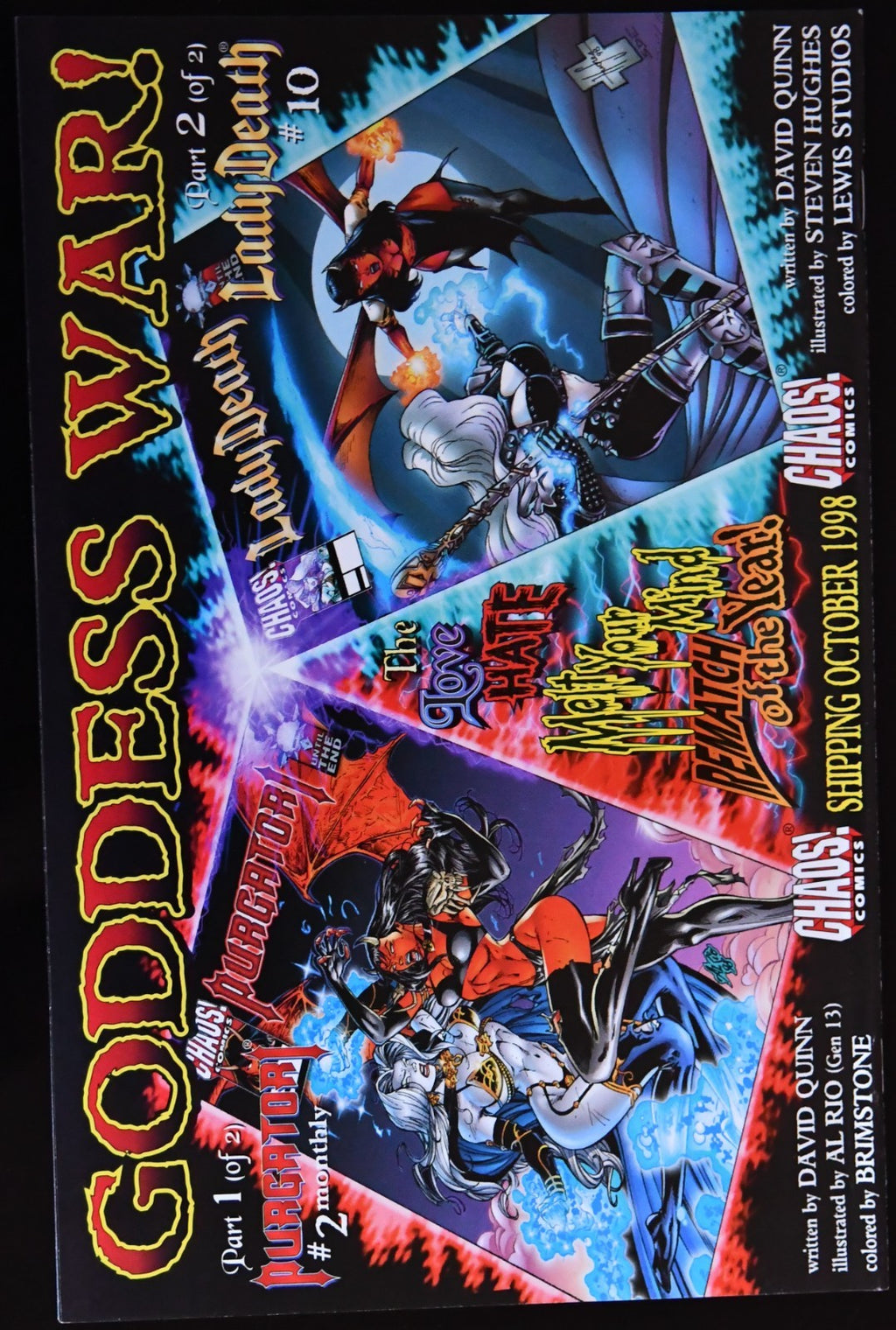 Lady Death (1998-1999) Chaos Comics Choose Your Issue