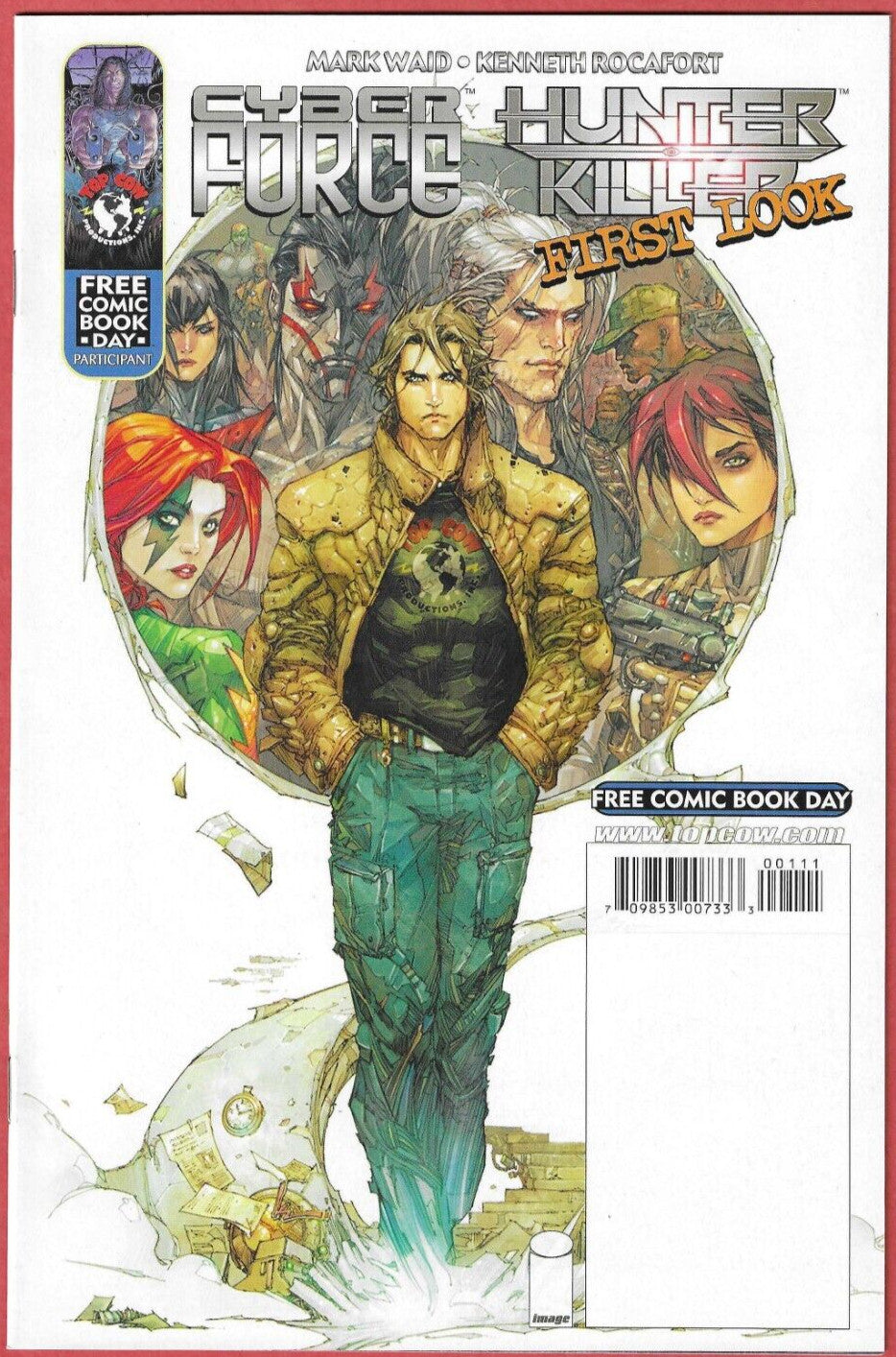 Cyberforce Vol 1 #3 Vol 2 #1 1993 and Cybeforce Hunter Killer FCBD 2009 Image