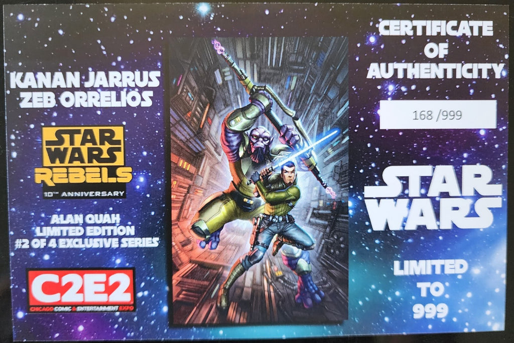 STAR WARS #43 - ALAN QUAH - C2E2 EXCLUSIVE VIRGIN VARIANT W/COA LTD 168/999