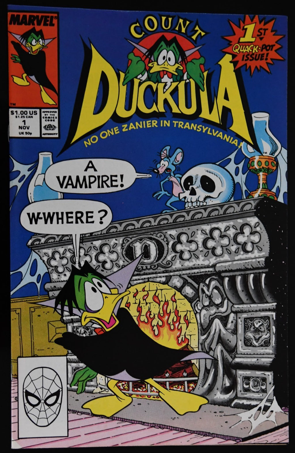 Count Duckula #1 (Marvel Comics November 1988) cpy2
