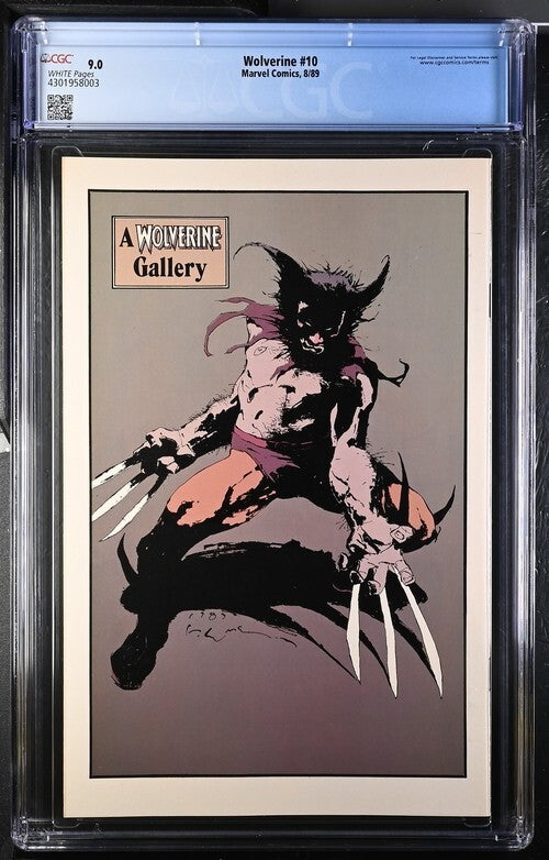 Wolverine 10 CGC 9.0 1st Silver Fox; Sabertooth Appearance - Light Tanning