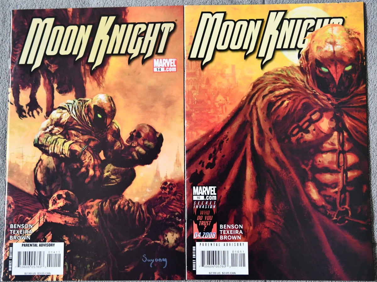 Moon Knight #14 #16 Arthur Suydam