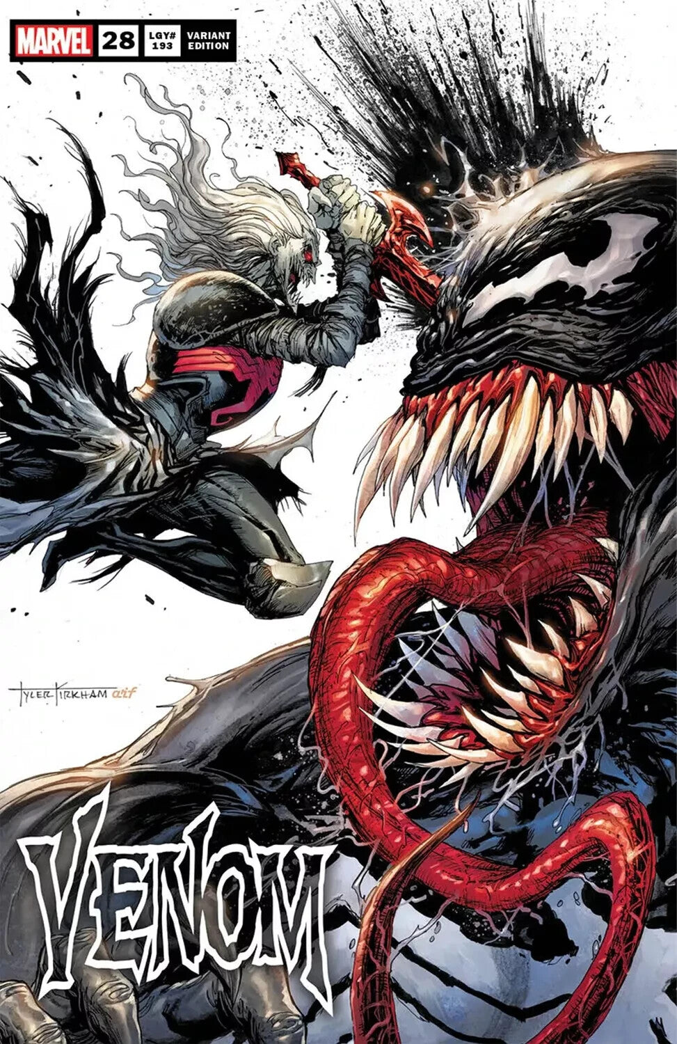 Venom #28 Kirkham Trade Variant Knull 2020 Identity of Virus and Codex Revealed