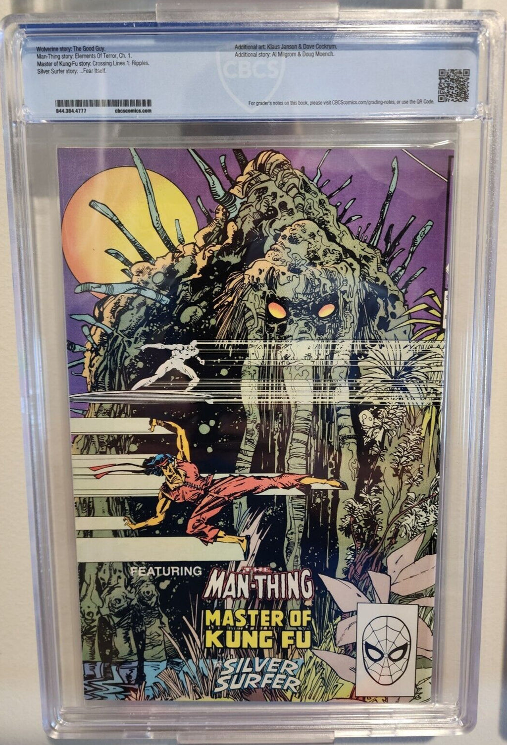 MARVEL COMICS PRESENTS #1 CBCS 9.8 1988 1ST WOLVERINE IN MADRIPOOR NOT CGC
