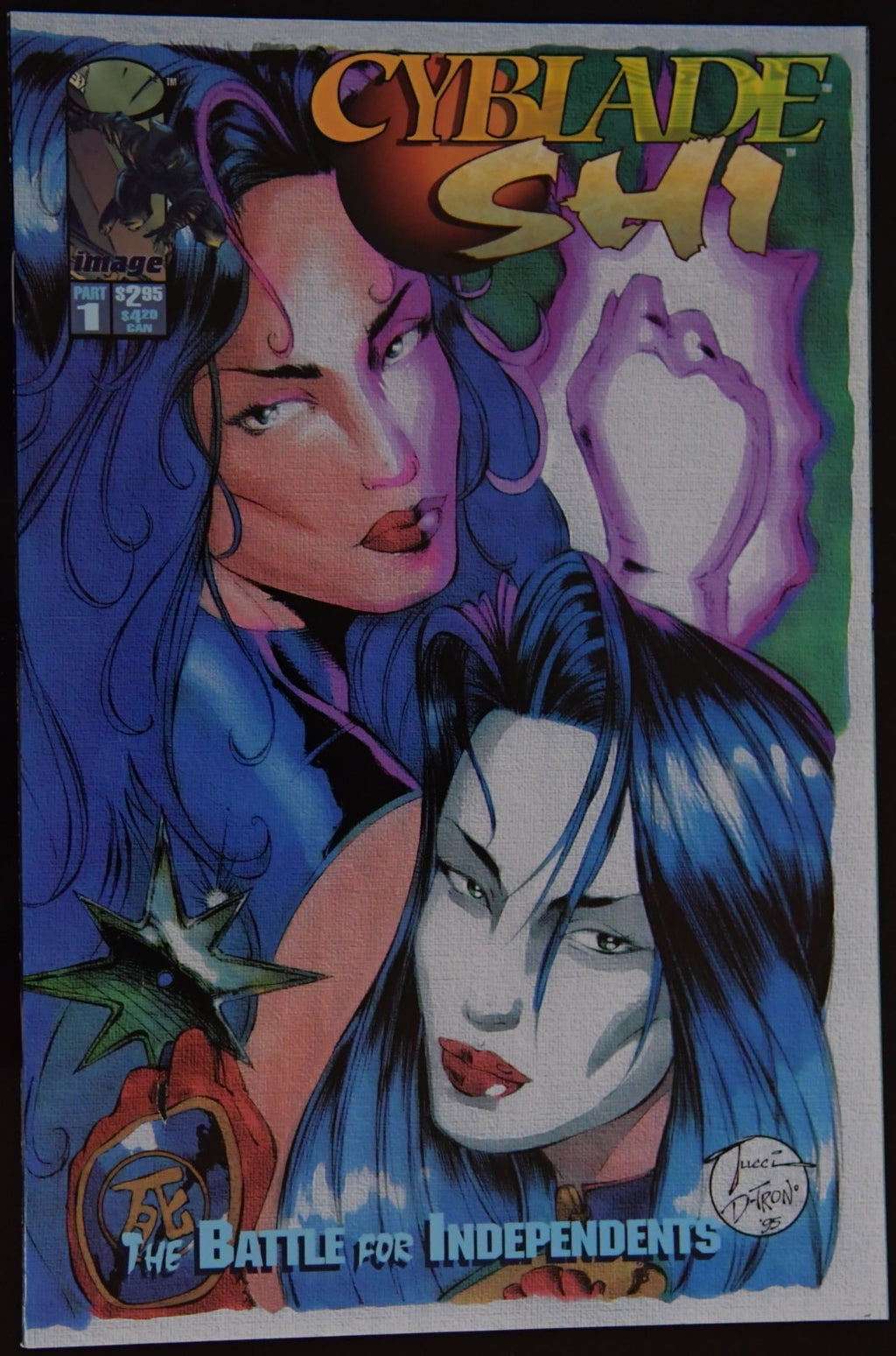 Cyblade / Shi: The Battle For Independents #1 1995 1st app Witchblade