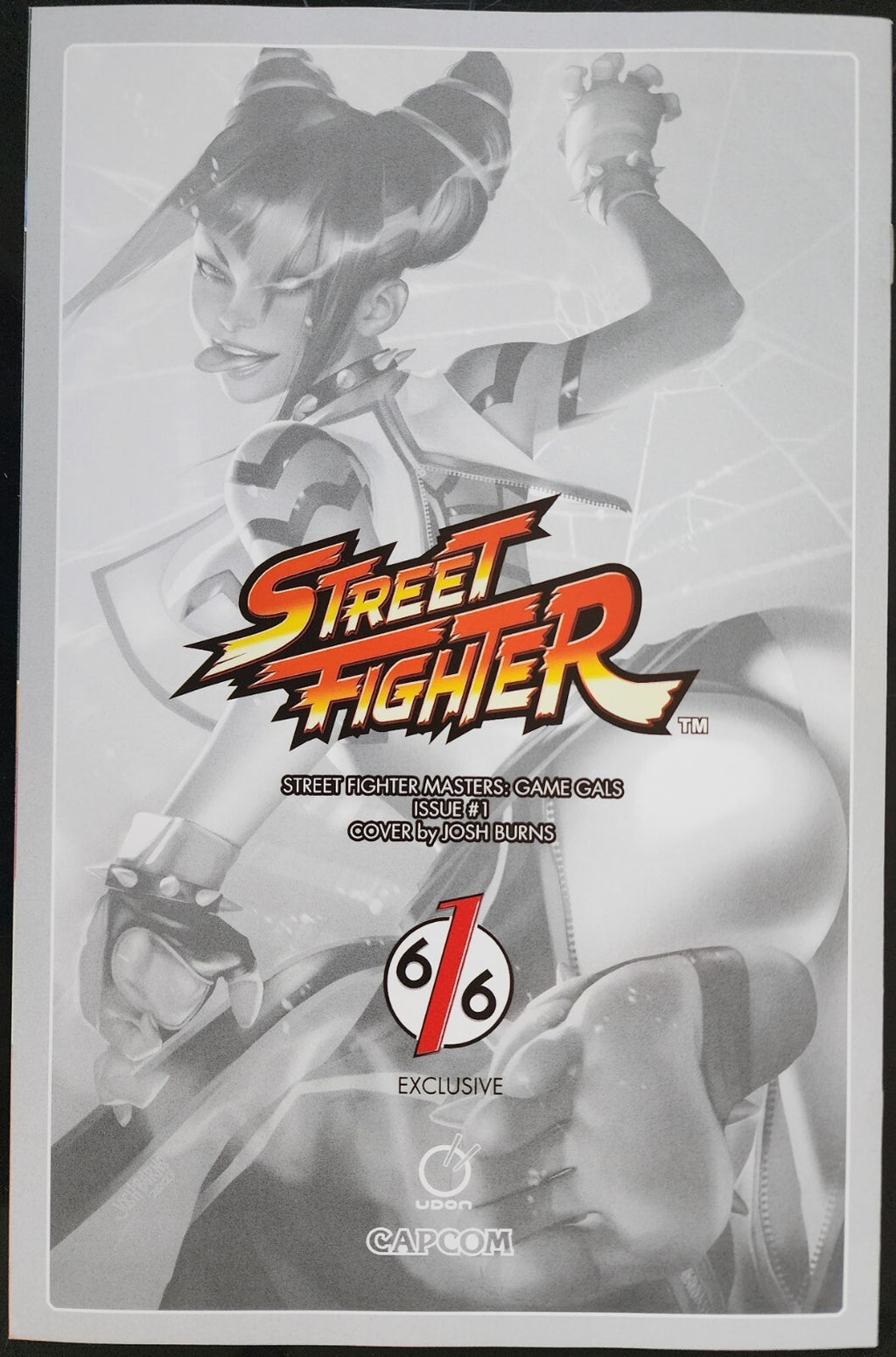 🔥 STREET FIGHTER MASTERS GAME GALS 1 JOSH BURNS Virgin Variant A LTD 500
