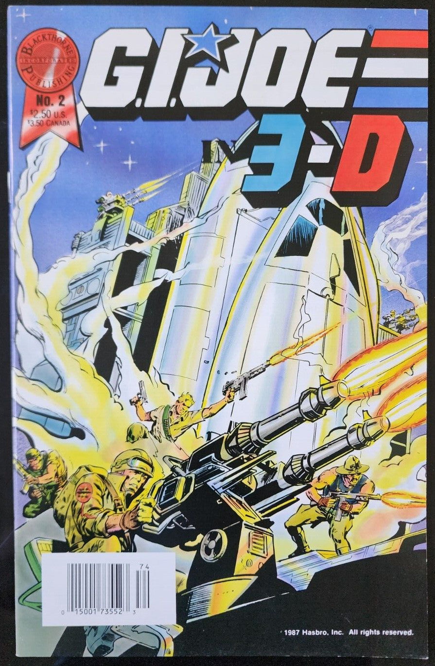 G.I.JOE 3-D #2 (1987) Glasses not included Blackthorne Comics