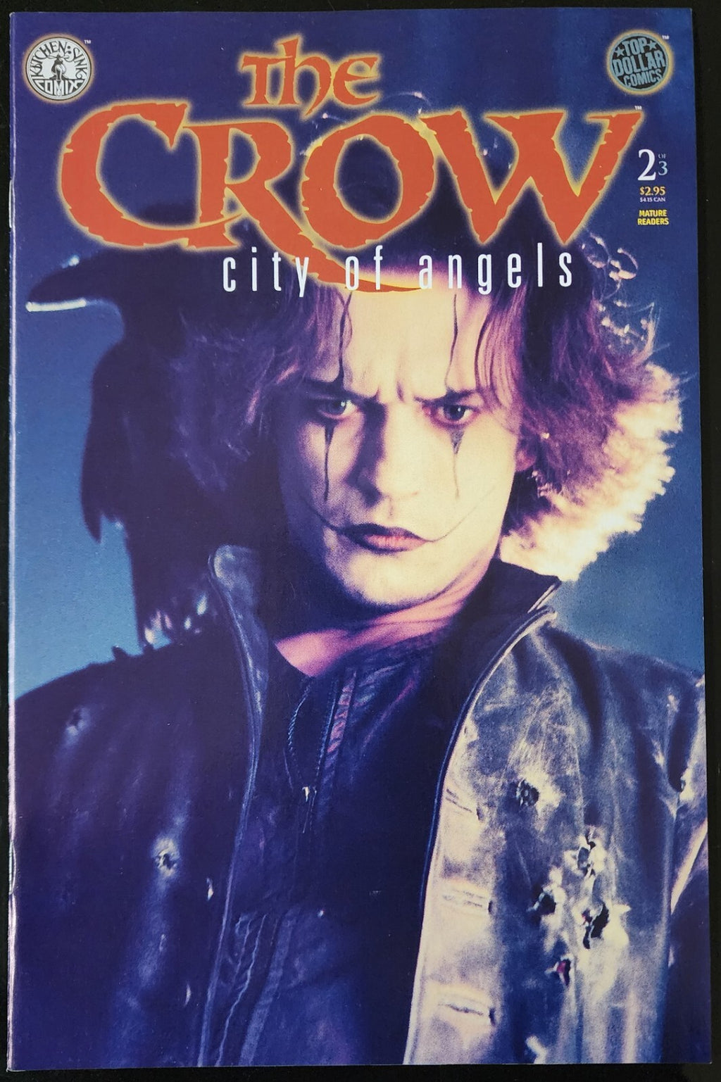 The Crow City of Angels 1b, 2b, 3b Complete Kitchen Sink Comix 1996