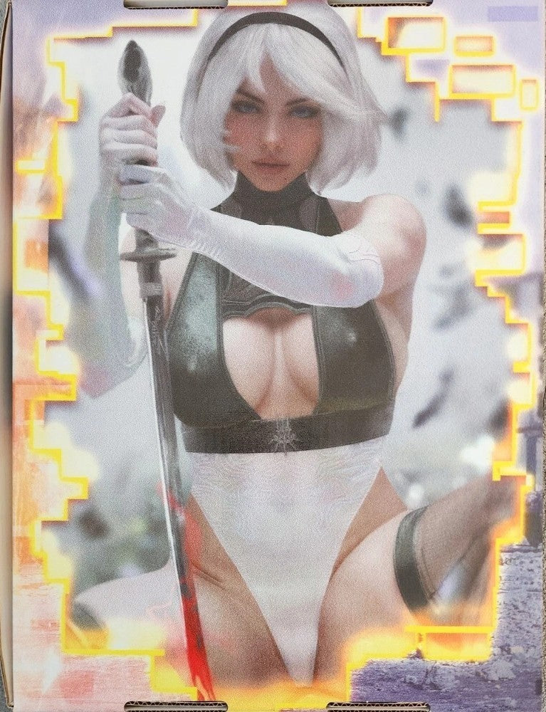 Power Hour 3 Shikarii 2B Nier Automata Masked Box Exc Metal 30/35 Box & Magnet
