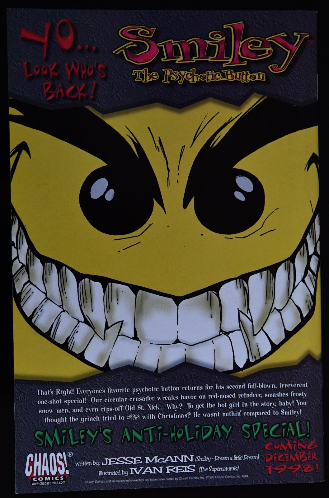 Purgatori (1998-1999) Chaos Comics Choose Your Issue