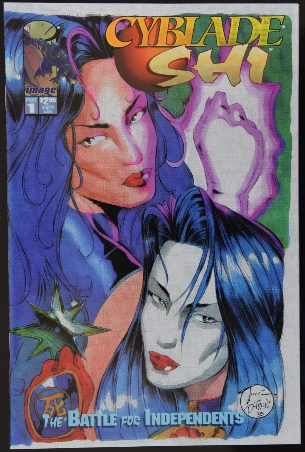 Cyblade / Shi: The Battle For Independents #1 1995 1st app Witchblade